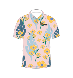 เสื้อโปโลพิมพ์ลายดอกไม้สีเหลืองสำหรับผู้ชาย แขนสั้น สวมใส่สบายๆ ในฤดูร้อน เหมาะสำหรับเล่นกอล์ฟ เสื้อโปโลน้ำหนักเบา มีปก แฟชั่น - Product Image 4