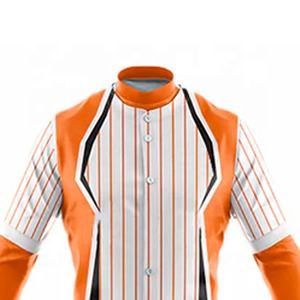 Ensemble d'uniformes de baseball personnalisés Maillots d'équipe en tissu polyester respirant Vêtements de sport pour hommes et jeunes Confort de couleur bicolore - Product Image 5
