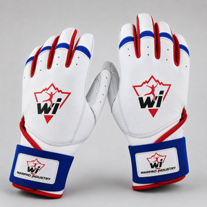 Guantes de Bateo de Béisbol Personalizados, Guantes de Entrenamiento de Alto Rendimiento con Palma de Cuero Genuino Transpirable para Adultos - Product Image 5