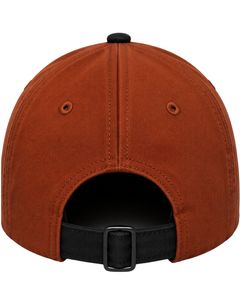 Casquette de baseball bicolore orange rouille et noir, personnalisable par le fabricant, ajustable, unisexe, en coton, pour le sport, les loisirs et l'extérieur, style décontracté et tendance - Product Image 2