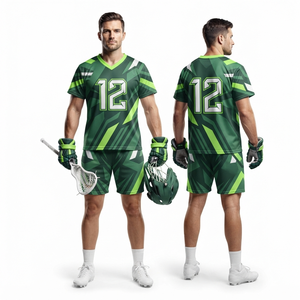 Men Women Custom Lacrosse Jersey Shorts <b>Sports</b> <b>Set</b> Sublimation Printed Athletic Uniform Breathable Performance Fabric Teamwear - Product Image 5