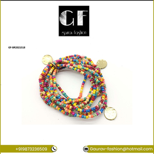 Trendy High Quality Unisex Multi Layer Beaded Bracelet <b>Set</b> for Party Casual Wedding Wear and Gift at Good Price - Product Image 5