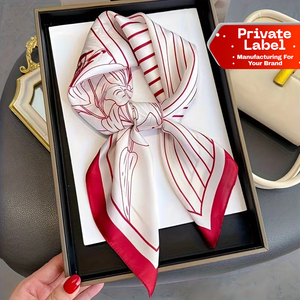 ฮิญาบสำหรับผู้หญิงผ้าคอตต้อนผ้าเมอร์เซไรซ์ติดฉลากได้ตามต้องการ - Product Image 1