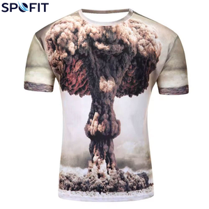 เสื้อยืดลำลองราคาโรงงานขายส่ง พิมพ์โลโก้ตามสั่ง ดีไซน์สวย เสื้อยืดซับลิเมชั่นผู้ชาย - Product Image 3