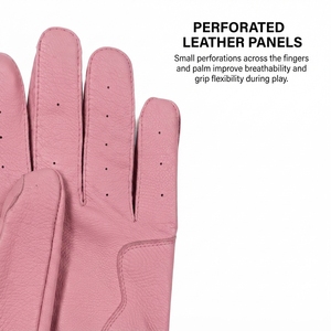 Wholesale Customizable Baseball Batting Gloves Sheepskin Leather Moisture Wicking Adjustable <b>Hook</b> Loop Closure Lightweight Team - Product Image 5