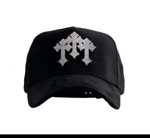 Gorra de béisbol deportiva de 5 paneles con visera curva, ajustable, de gamuza negra, con bordado original, modelo Magician Hat Gorras 31 Hats El Mago, en stock - Product Image 3