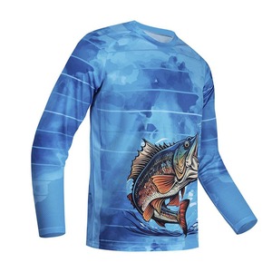 Camisetas de Pesca para Hombre, Transpirables, Impermeables, con Protección Solar UPF 50, con Logotipo Personalizado por Sublimación de Secado Rápido, Nueva Colección - Product Image 1