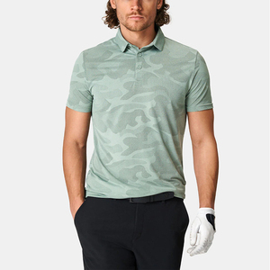 Polo Casual para Hombre, Tela Ligera y Suave, Uso Diario, Algodón Antiarrugas, Manga Corta, Corte Ajustado, Servicio OEM, Último Diseño - Product Image 1