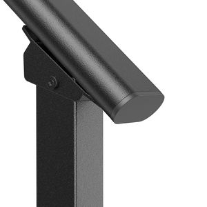 Kit Corrimano per Scale a 2-3 Gradini in Acciaio al Carbonio Stile Transizionale, Ringhiere per Esterni, Installazione per Gradini, Stile New Age - Product Image 4