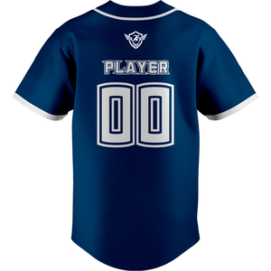 Custom Baseball Jersey Button Front Short Sleeve Team Uniform Breathable Quick Dry <b>100</b>% <b>Polyester</b> Sports <b>Shirt</b> Men Training XL - Product Image 2