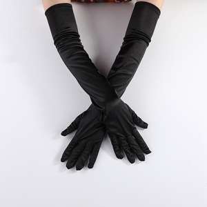 Guantes Largos de Cuero Glamurosos para Mujer, Elegantes Guantes de Ópera para Fiestas y Eventos - Product Image 6