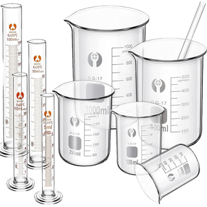 Cilindro de Medición de Vidrio Borosilicato Transparente de 1000 ml para Uso en Laboratorio - Product Image 4