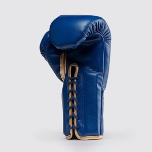 Guantes de Boxeo Azul Marino Más Vendidos, 100% Cuero Vacuno Genuino de Primera Calidad, Guantes de Boxeo para Sparring, Muay Thai, MMA - Product Image 3