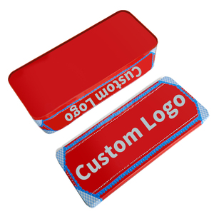 Tùy chỉnh thiết kế tinplate bao bì thực phẩm hình chữ nhật kim loại biscuit có thể dập nổi đơn giản cookie hộp thiếc cho cookie - Product Image 5