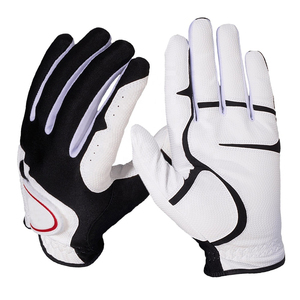 Guante de golf de cuero PU antideslizante con cierre de gancho y bucle para mano izquierda, deportivo, unisex - Product Image 5