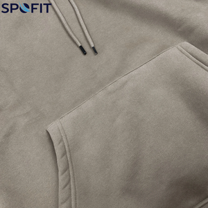 Sudadera con Capucha Personalizada con Logotipo, 100% Algodón, Estilo Urbano, Forro de Seda Satinado, Casual, OEM, Sudadera con Capucha Más Vendida al por Mayor para Hombre - Product Image 6