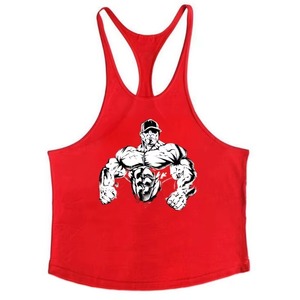 Camiseta sin mangas para hombre al por mayor, 100% poliéster, chaleco liso, camiseta interior informal de verano, ropa de gimnasio, proveedor a granel, MOQ bajo, frontal - Product Image 2