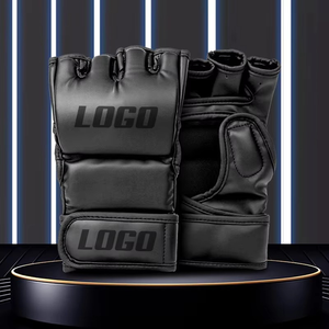 Gants de MMA personnalisés neufs en gros de haute qualité avec fermeture auto-agrippante, respirants, antidérapants, avec support de poignet, équipement de boxe sportif personnalisable - Product Image 3