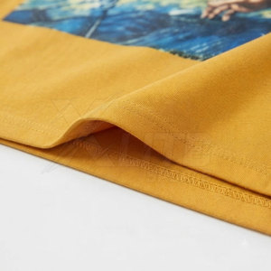 T-shirt long et ample en coton doux et respirant pour homme, coupe décontractée, col ras du cou, manches courtes, écologique, séchage rapide, idéal pour l'été et le quotidien - Product Image 6