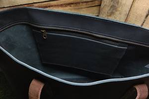 Bolso de Hombro de Cuero Clásico de Alta Calidad, Asas Resistentes, Bolso de Compras de Gran Capacidad, Fabricante y Proveedor OEM ODM - Product Image 3