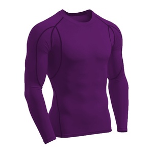 เสื้อรัดรูปผ้ายืดสแปนเด็กซ์สำหรับผู้ชายพิมพ์ซับลิเมชันแบบกำหนดเอง - Product Image 1