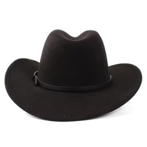 GENERSA SPORTS Chapeau de cowboy unisexe en polyester, motif camouflage marron, accent plume, pour l'extérieur, toutes saisons, décontracté, adulte, réglable - Product Image 4