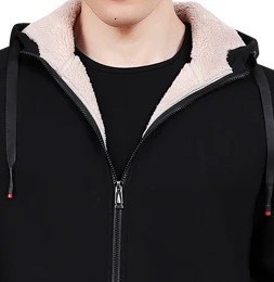 PREDATEX INDUSTRIES Autumn Unisex Warm Fleece 2 1 Breathable Heavyweight Sportswear <b>Tracksuit</b> Hoodie + Pants Solid <b>Velvet</b> 100% - Product Image 5
