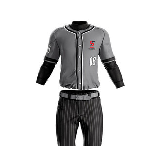 Solid Trader New Custom Name & Design Breathable Dry Fit <b>Soft</b> Handling Youth Team Kit Wear Baseball Uniform - Product Image 4