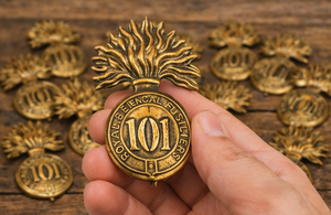 101st Royal Bengal Vintage Brass Glengarry Cap Badge <b>Hat</b> Emblem Decorative Metal <b>Pin</b> Accessory Gift Souvenir - Product Image 5