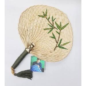 VENTA EXITOSA: Abanico de Bambú Pintado con Loto Azul, Abanico Plegable Decorativo Ligero y Sostenible para Recuerdos de Hoteles y Resorts - Product Image 6