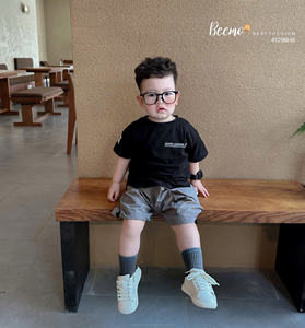 Sin Pedido Mínimo, Conjuntos de Camisetas Delgadas de Alta Calidad para Niños, Estilo Nuevo, Manga Corta, Ropa Casual para Niños Pequeños - Product Image 4