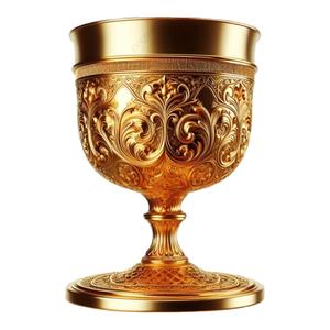 Copa de vino de latón con diseño en relieve, hecha a mano, con acabado dorado, para el hogar, hoteles, bares, copa de champán, vaso para beber. - Product Image 1