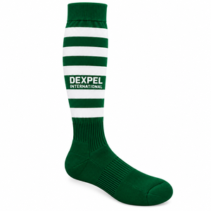 Dexpel International Yellow Knee High Sports Soccer Football Team Uniform Tube <b>Socks</b> Anti-Bacterial Breathable Bottom Custom OEM - Product Image 4