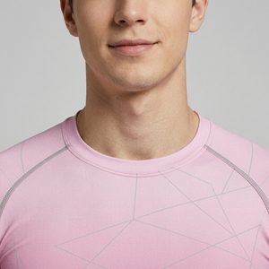Custom Men Compression Half Sleeve Shirt Athletic Fit Quick Dry Gym Training Sports Performance Base Layer Top Wear - Product Image 4
