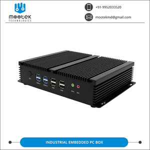Haut de la liste 4ème génération I5 PC intégré industriel anti-poussière système de refroidissement sans ventilateur RS232 Linux MOOTEK Stock direct inde - Product Image 2