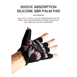 Gants de cyclisme mi-doigts imperméables pour l'été, pour la course en montagne, le vélo, le sport, la moto et le cyclisme. - Product Image 6