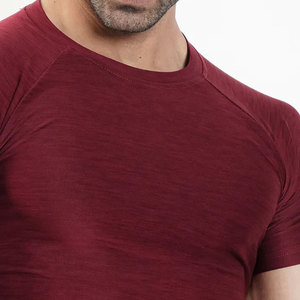 Camiseta Deportiva de Manga Corta para Hombre, Corte Ajustado, Poliéster Grueso, 320 g/m², Transpirable, con Estampado, para Gimnasio y Entrenamiento - Product Image 6