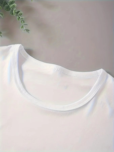 T-shirt femme à manches courtes, nouvelle collection été, imprimé panda, style coréen, extensible et ajusté - Product Image 5