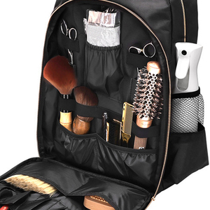 Sac à dos professionnel pour la beauté, sac à outils de maquillage, boîte organisatrice de cosmétiques, sac à dos pour coiffeur, sac à dos pour barbier - Product Image 5