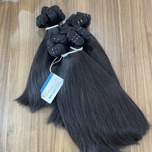 ผ้าทอสีดำธรรมชาติสำหรับมัดผมดิบ - Product Image 6