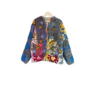 เสื้อนอกใส่ได้ทั้งชายและหญิงสไตล์วินเทจผ้าคอตตอนปักลายสำหรับงานปาร์ตี้ไซส์ใหญ่พิเศษ - Product Image 1