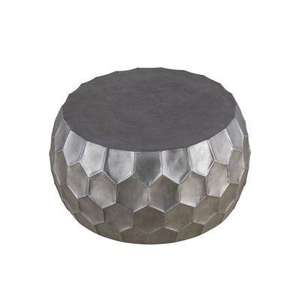 Table basse moderne en aluminium au design contemporain, portable, de luxe, pour salon, table de chevet - Product Image 2