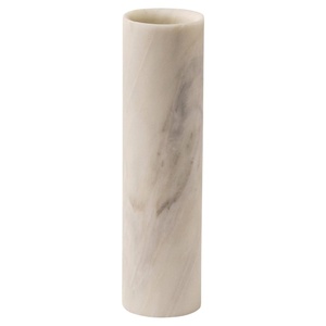 Jarrón de Mármol Blanco con Base Redonda, Florero de Piedra de Lujo, Elegante Jarrón Decorativo Hecho a Mano para el Hogar, NUEVO DISEÑO EN OFERTA - Product Image 4