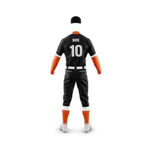 New 100% Polyester <b>Custom</b> Breathable Quick Dry Polo Collar Baseball <b>Uniform</b> Sets Pockets for Men High Quality Lightweight Team - Product Image 4