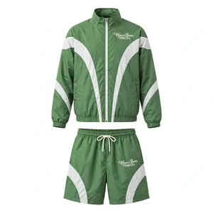 Conjunto de 2 Piezas de Chaqueta Cortavientos Personalizada con Diseño de Panel Never Alone Thor x OEM - Product Image 1