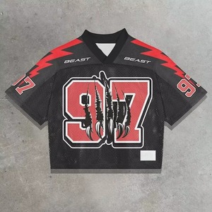 Camiseta Deportiva de Malla Transpirable con Estampado Personalizado OEM de Primera Calidad, Camiseta de Verano de Alta Calidad que Absorbe la Humedad, Talla Grande para Hombre - Product Image 6