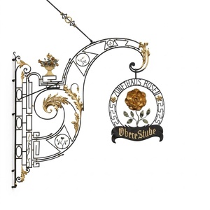 Classy Wrought Iron Eco-Friendly <b>House</b> <b>Number</b> <b>Plate</b> Modern Luxury Address Tag Engraved Weatherproof Wall Mounting Door Sign <b>for</b> - Product Image 1