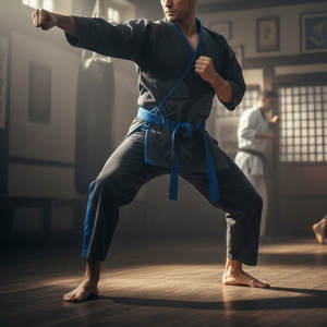 Kimono de karaté haute performance, respirant, en coton épais, idéal pour les longues séances d'arts martiaux - Product Image 3