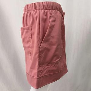 Shorts pour femmes à taille haute élastique avec lacets, décontractés, amples, pour l'extérieur, légers, avec impression de logo personnalisée - Product Image 3