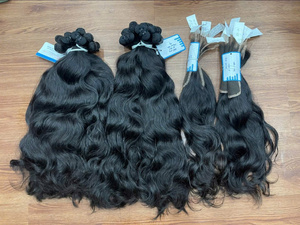 Meilleures ventes ! Extensions de cheveux humains ondulés soyeux, double épaisseur, cheveux vierges, tissage de cheveux vietnamiens bruts, best-seller - Product Image 4